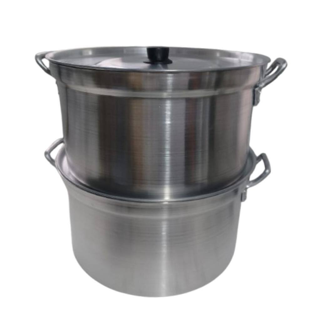 Caçarolas 36Cm Aluminio Grosso Para Restaurante Hotel 2Pç