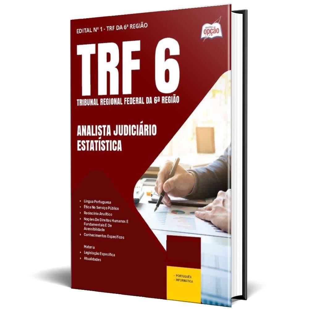 Apostila Trf 6 2024 Analista Judiciário Área: Apoio