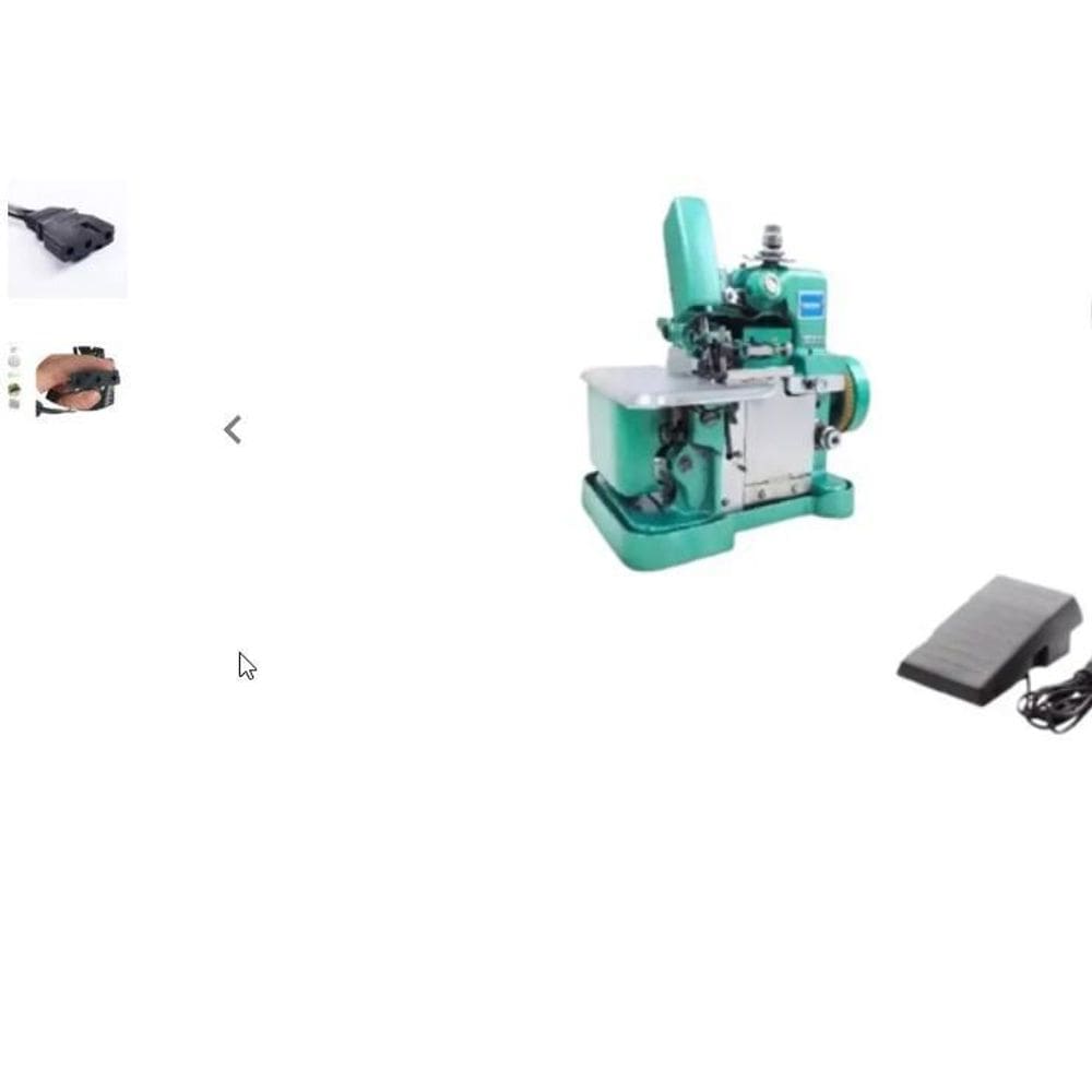 Maquina Overloque +Pedal Eletrônico-220V