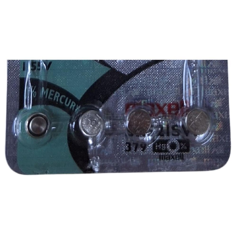 Bateria 379 Sr521Sw Maxell 1.55V Para Relógio C//4 Un