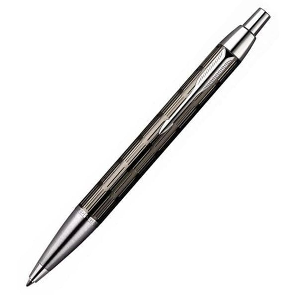 Caneta Esferográfica Parker Im Premium Cinza Cromo
