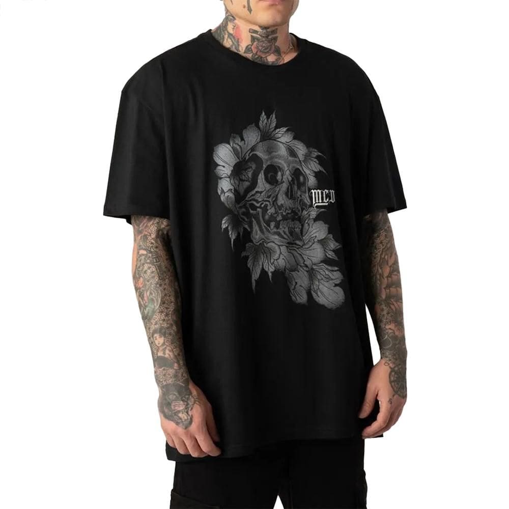 Camiseta MCD Caveira Caligrafitti SM25 Masculina Preto
