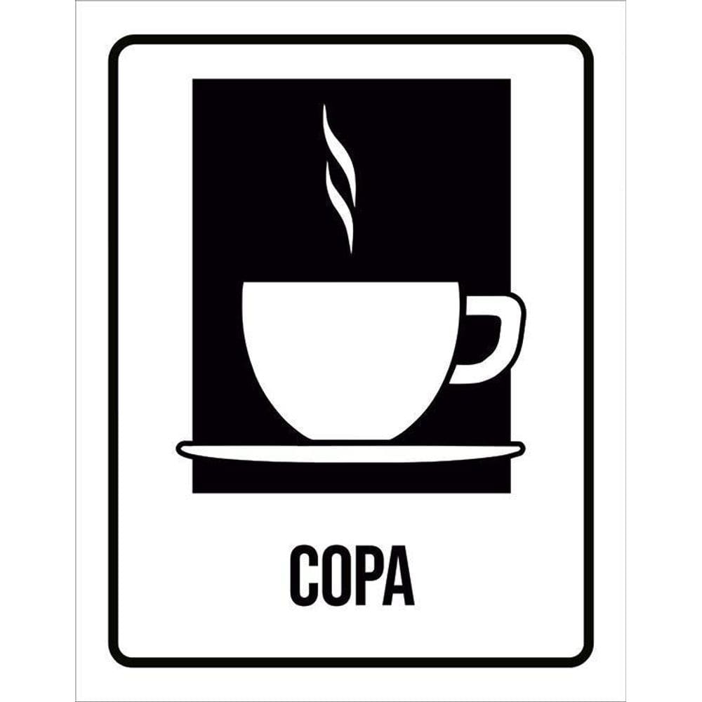 Kit 3 Placas Condomínio Ambiente Copa
