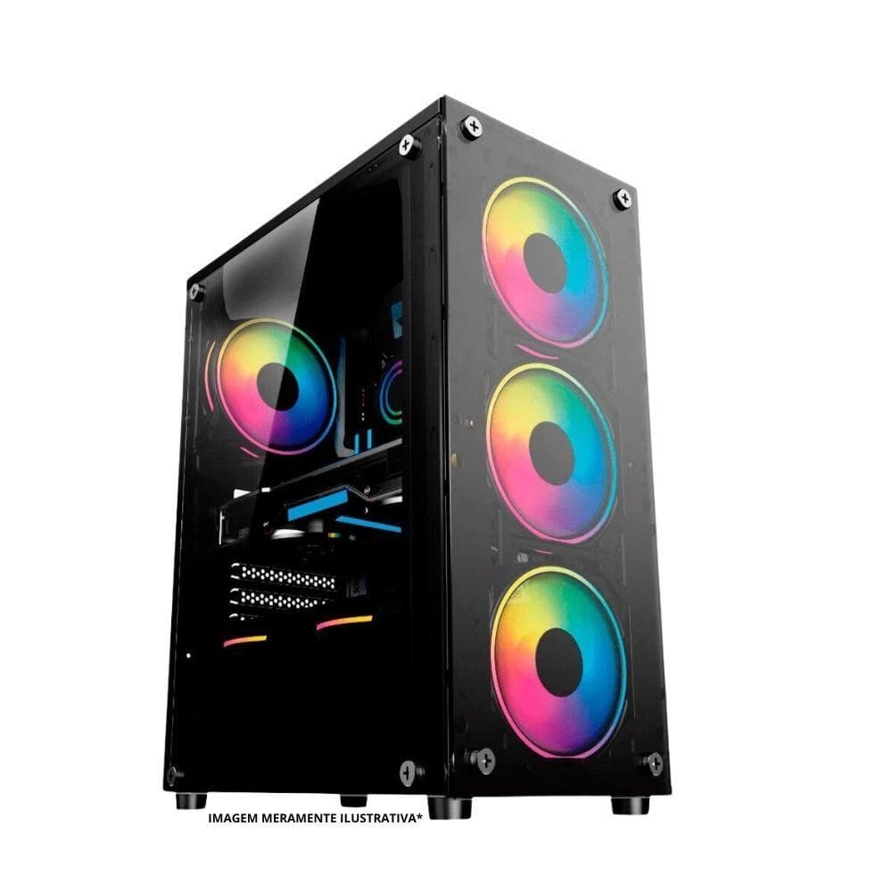 Pc Gamer Completo Amd Ryzen 5 5600gt Radeon Vega 7 16gb Ddr4 Ssd 512gb Fonte 500w Monitor 23