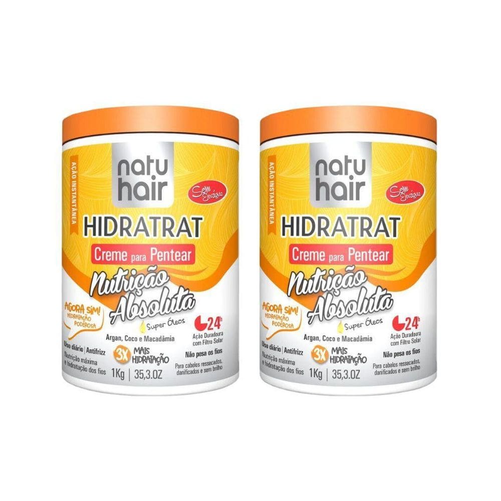 Creme Para Pentear Natuhair 1K Nutriçao Absoluta - 2Un