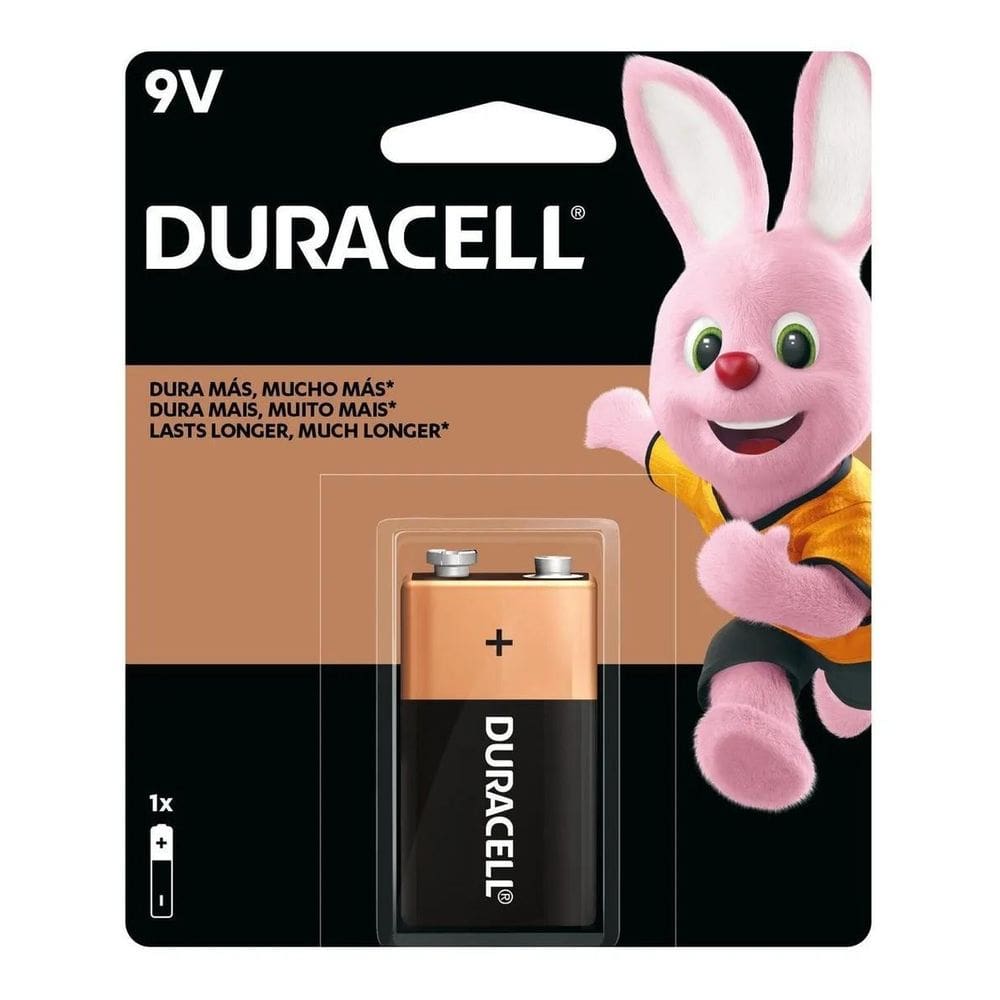 Bateria 9V Duracell Pilha Alcalina Mn1604B1