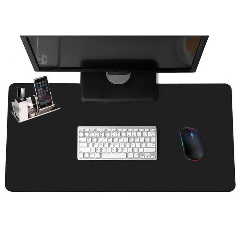 Deskpad Couro Gamer Escritório Mesa Decoração 140X40