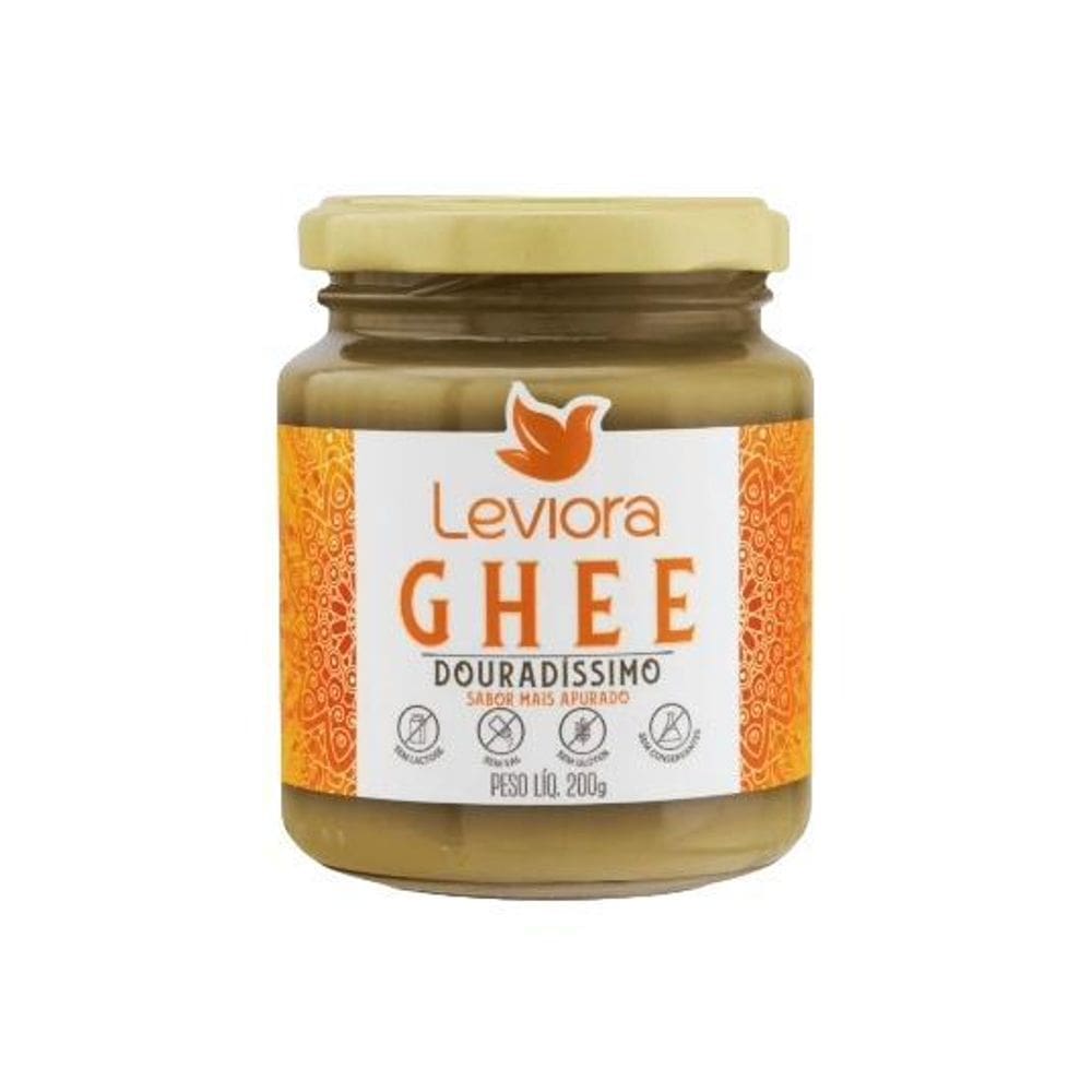 Manteiga Ghee Douradíssimo Sem Lactose Leviora 200G