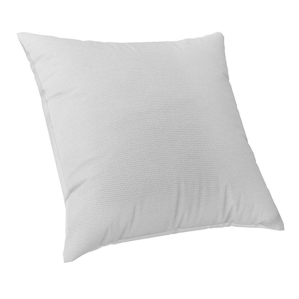 Capa De Almofada Sala Luxo 50X50Cm Suede Com Ziper Branco