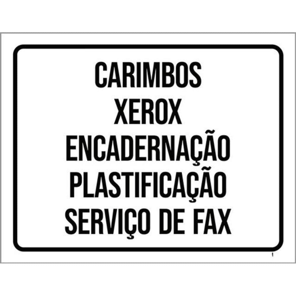 Kit 3 Placas Carimbos Xerox Encadernação Plastificação