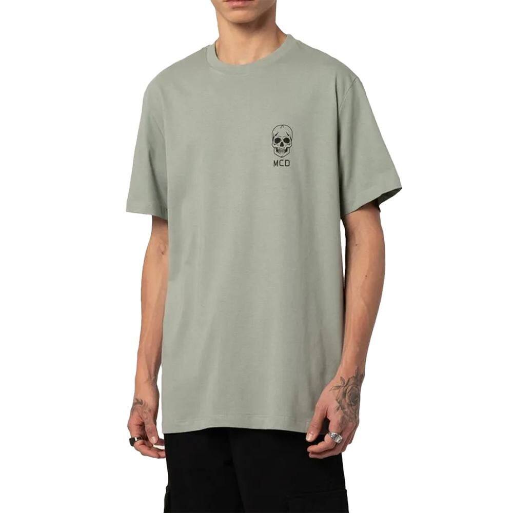 Camiseta MCD Logo Caveira SM25 Masculina Verde Alvorada