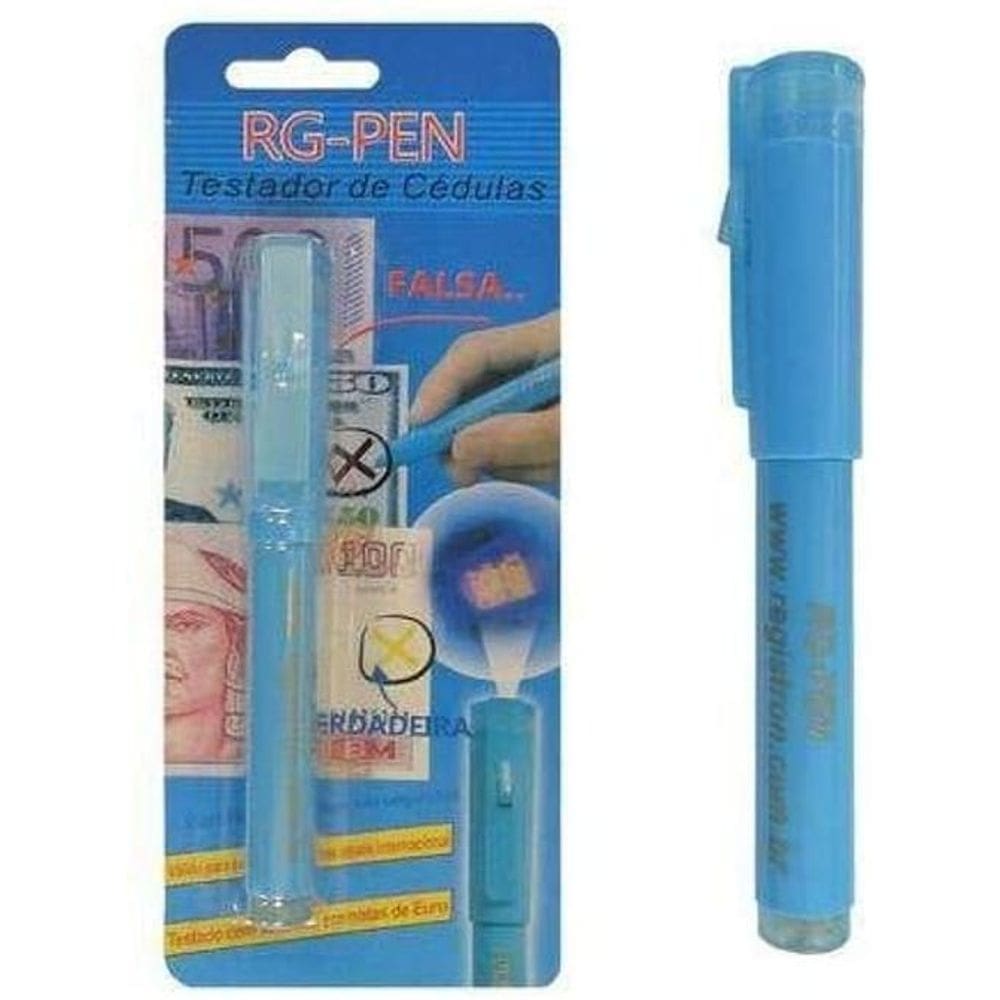 Caneta Identificar Notas Dinheiro Falsas Com Luz Negra Uv