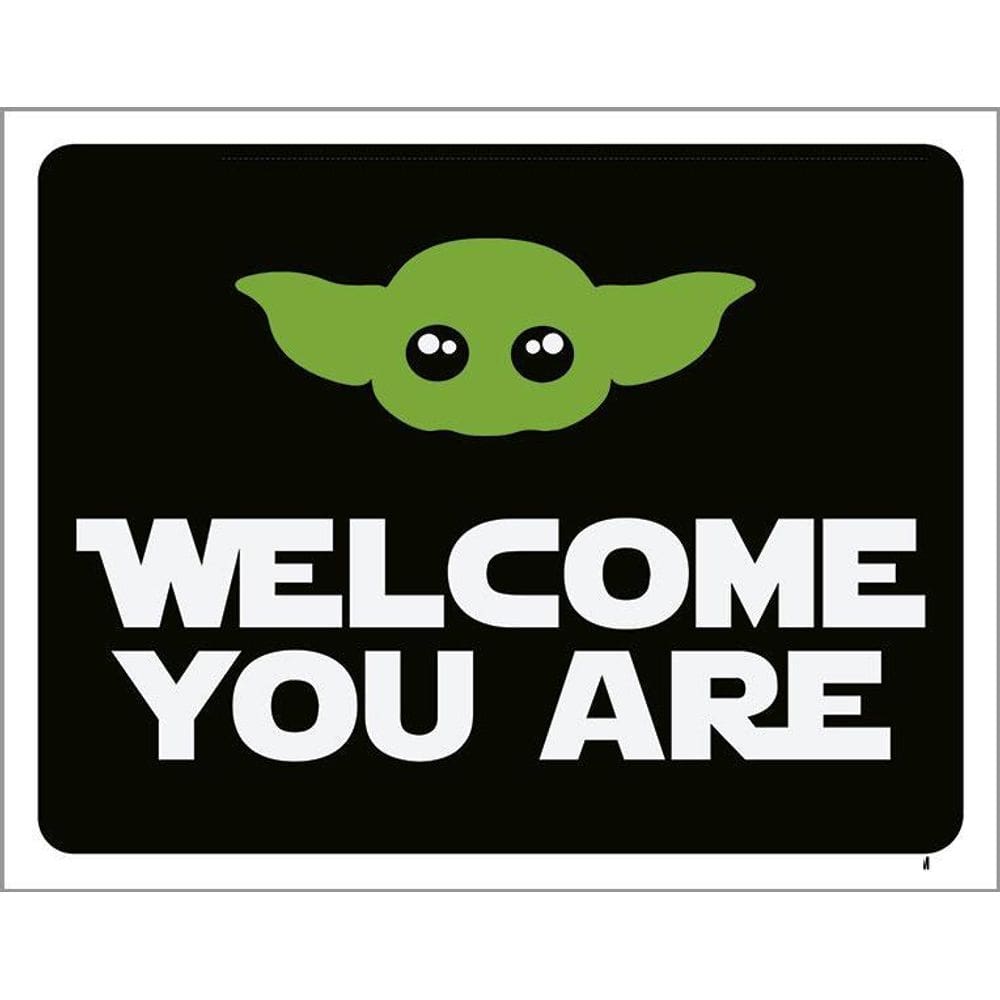 Placa Decorativa - Welcome You Are Bem Vindo 36X46