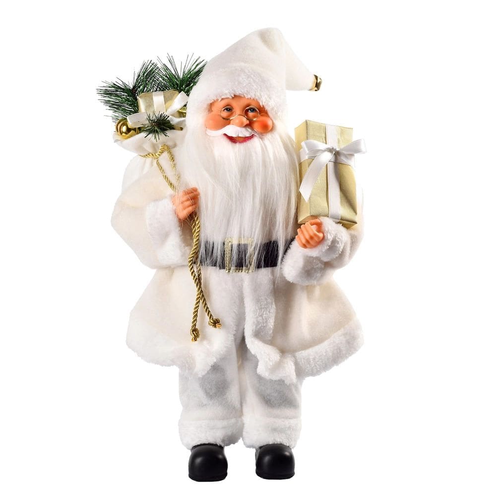 Adorno Papai Noel 40Cm Branco