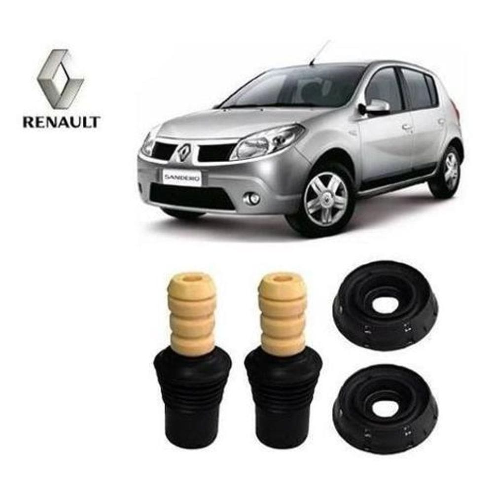 2 Kit Amortecedor Dianteiro Renault Sandero 2007 2008 2009 2010