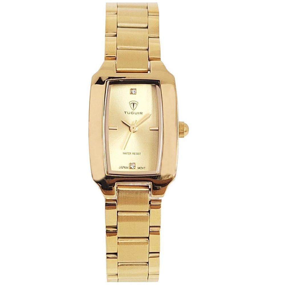 Relógio Feminino Tuguir Analógico Tg30331 Dourado