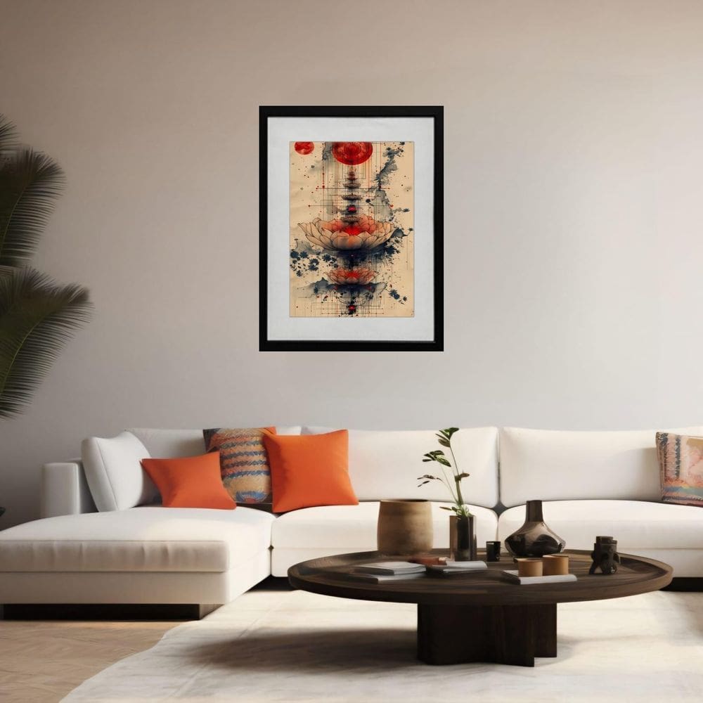 Quadro Flor De Lotus 60X48Cm