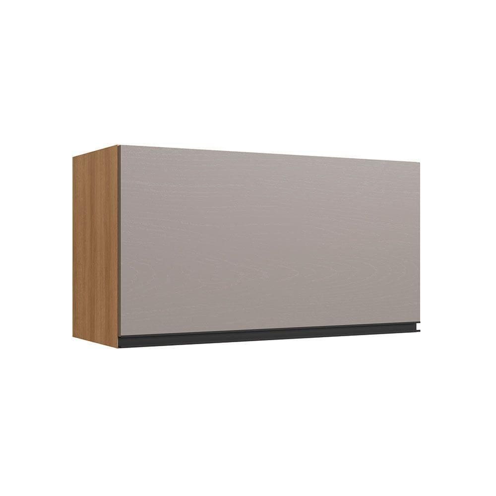 Armário Aéreo Cozinha 80 Cm 1 Porta Basculante Quiditá Montana/fumê