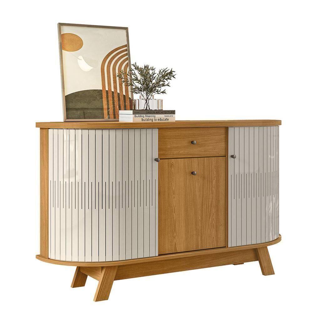 Buffet Aparador Monza Cinamomo Off White - Madetec Cinamomo Off White
