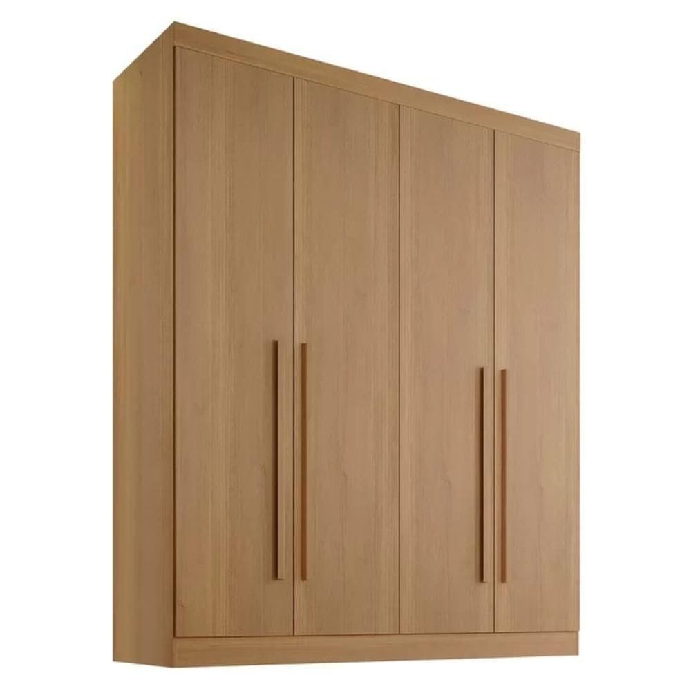 Guarda Roupa 4 Portas 3 Gavetas Da Vinci D`doro Cinamono
