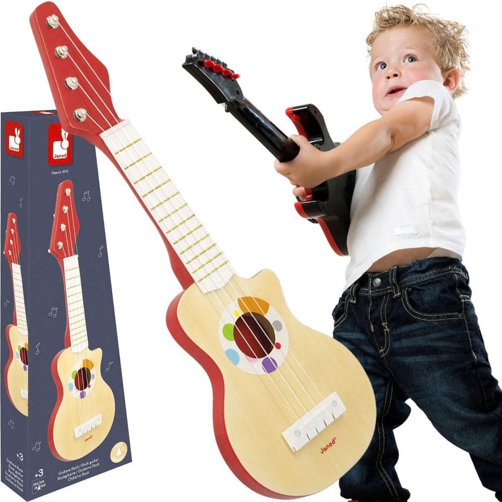Minha Primeira Guitarra Janod Instrumento Musical Infantil
