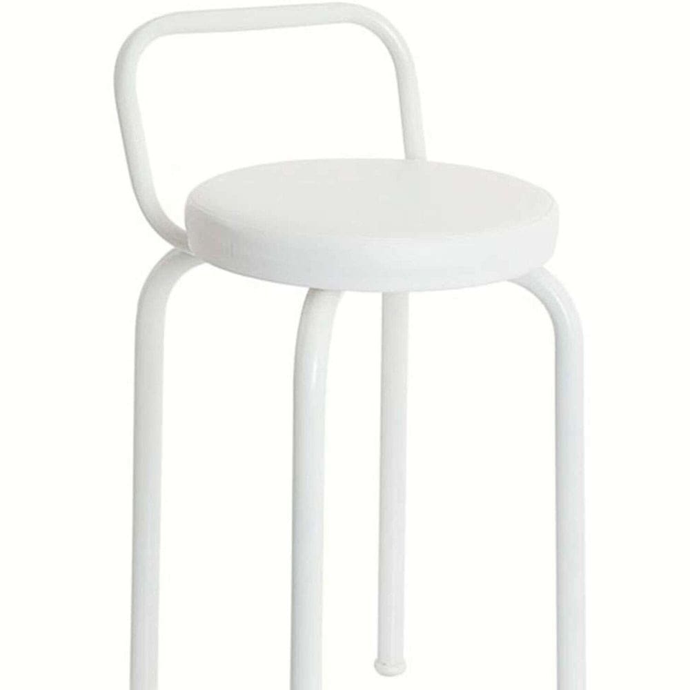 Banco Baixo Premium 47 Cm para Cozinha Branco
