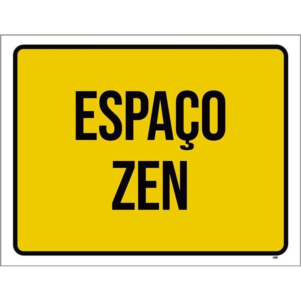 Kit 3 Placas - Ambiente Espaço Zen