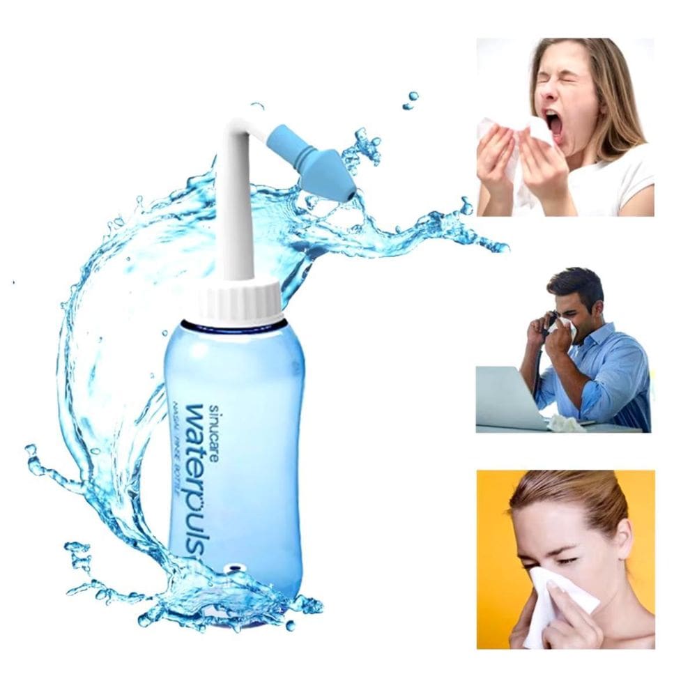 Irrigador Nasal Azul Para Limpeza Profunda