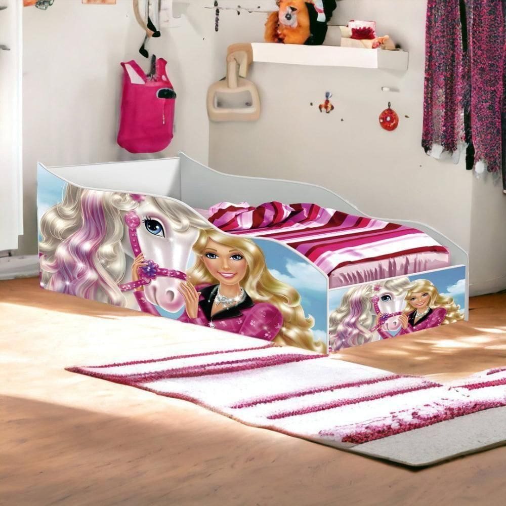 Cama Carro Juvenil Horse Com Colchão Gabrielli