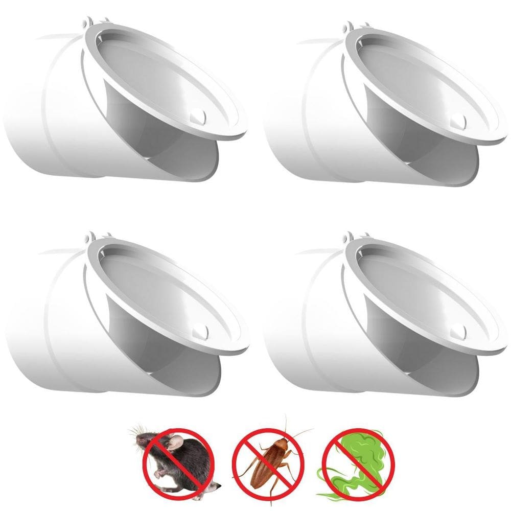 Válvula De Retenção Esgoto Para Canos 100Mm Kit 04 Un