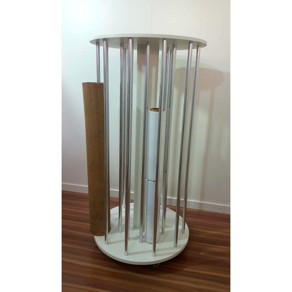 Expositor De Tnt 18 Rolos Ideal Armazenamento E Exposição