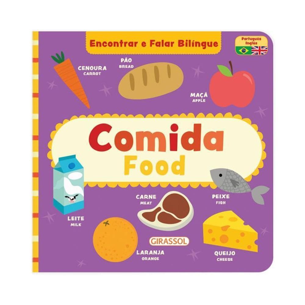 Comida/ Food Encontrar E Falar Bilíngue