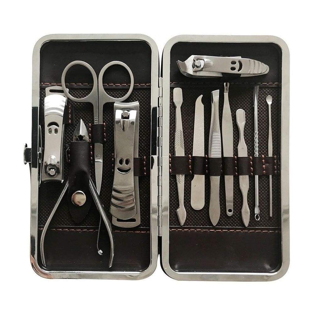 Kit Unhas Completo Profissional Alicate E Cortador Portátil