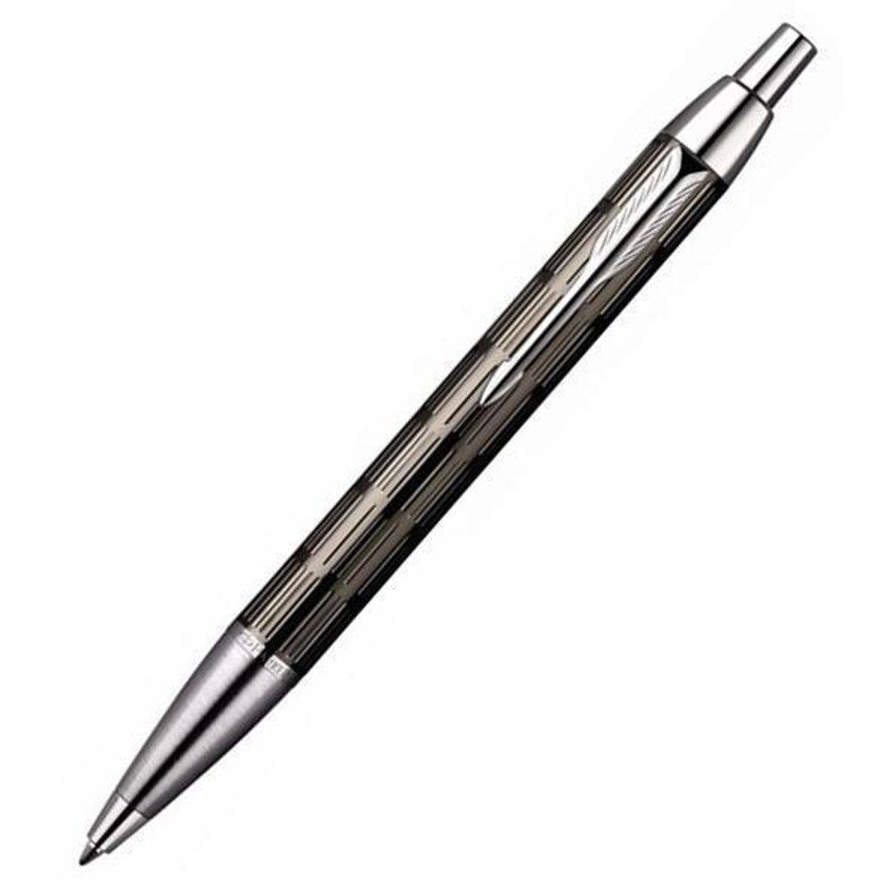 Caneta Esferográfica Parker Im Premium Cinza Cromo