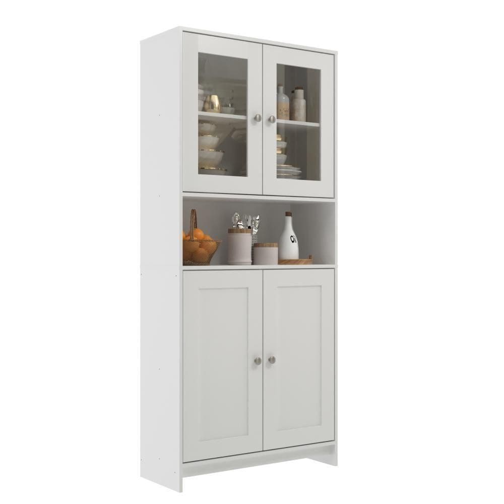 Armário De Cozinha Americano 4 Portas Ac4005 Branco Decibal