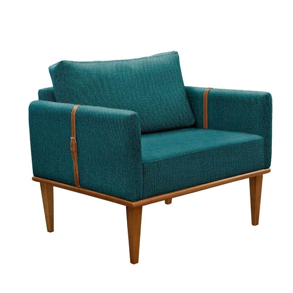 Conjunto 2 Poltronas Milla Castellar Móbile Azul