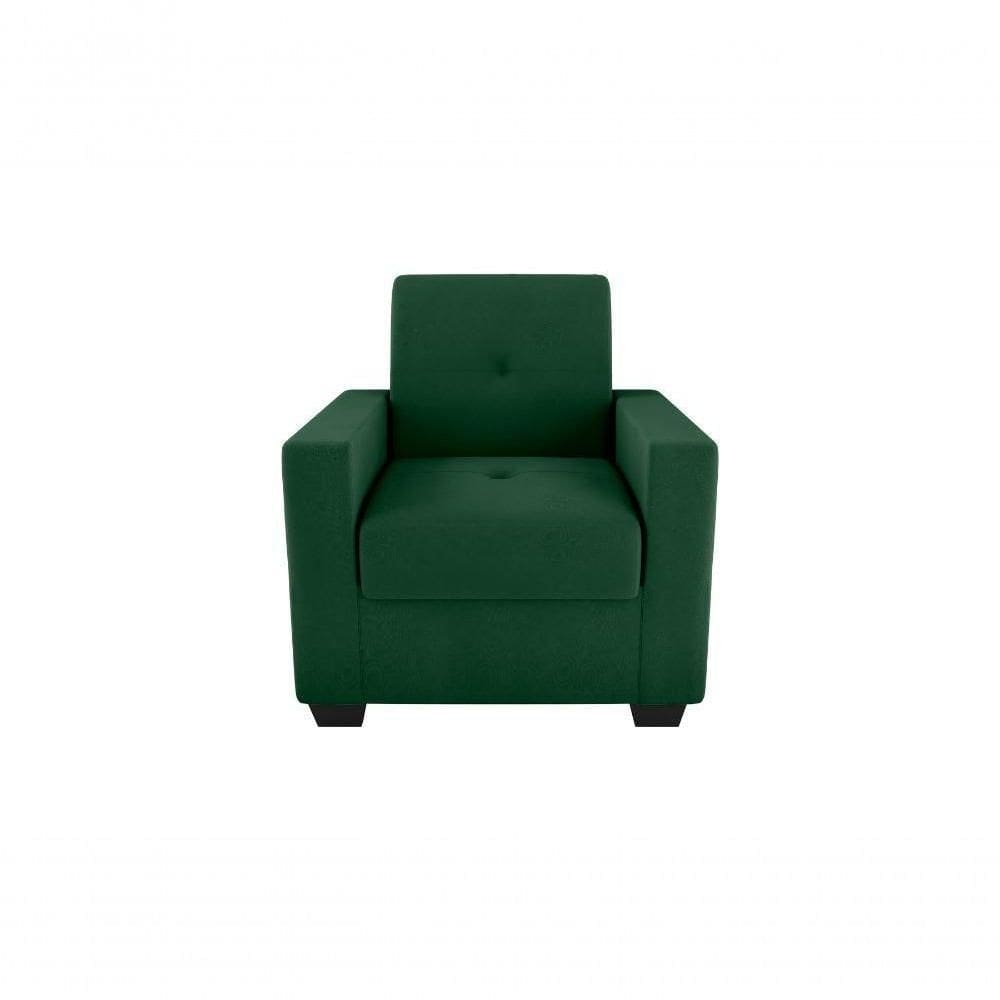 Poltrona Decorativa Lavinia Veludo Masserati Verde Matrix