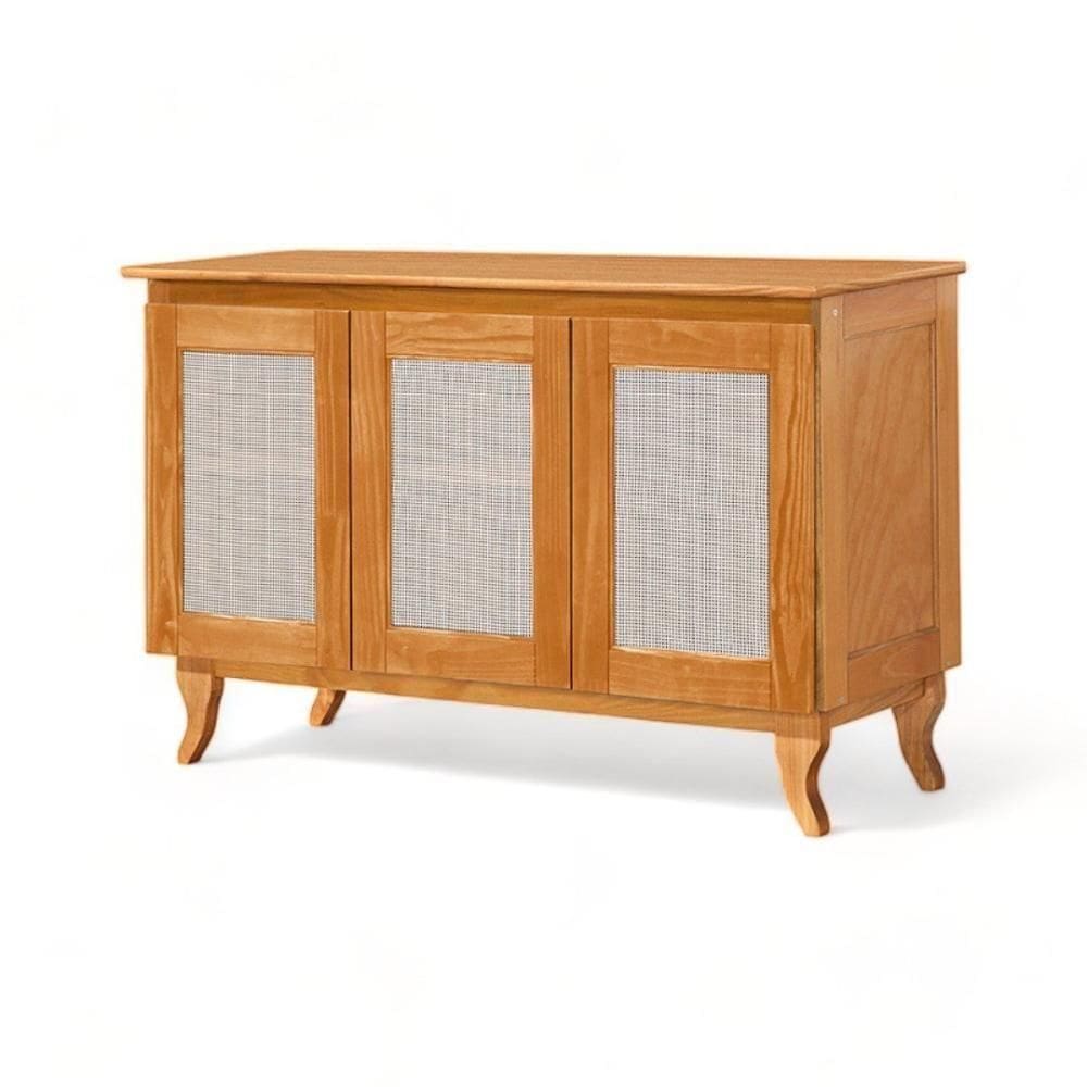 Buffet 03 Portas Deltan 103 Imbuia Atraente
