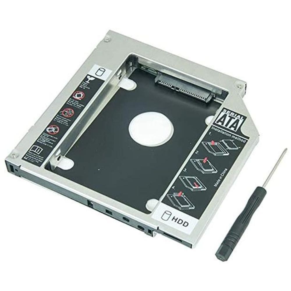 Caddy 9.5Mm Adaptador Para 2 Hd Dell Vostro Inspiron