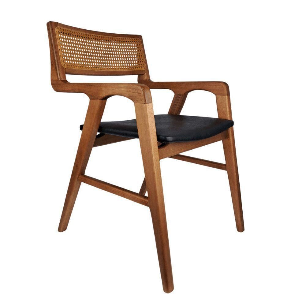 Cadeira Flórida - Pu Preto