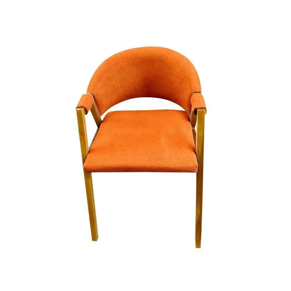 Cadeira Para Mesa De Jantar Moderna Agatha terra Cota
