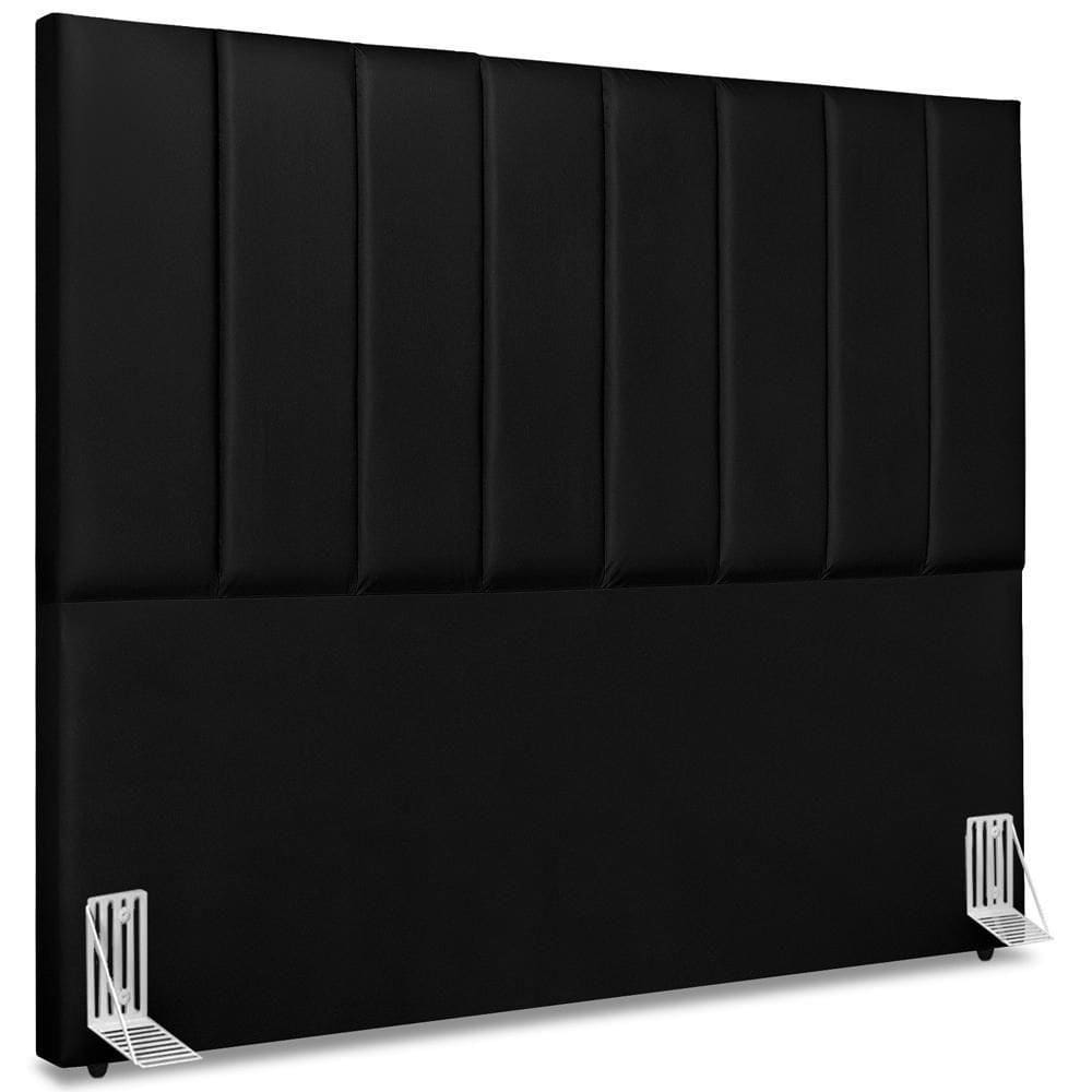 Cabeceira Queen 160cm Allia Corano Preto Rm Preto