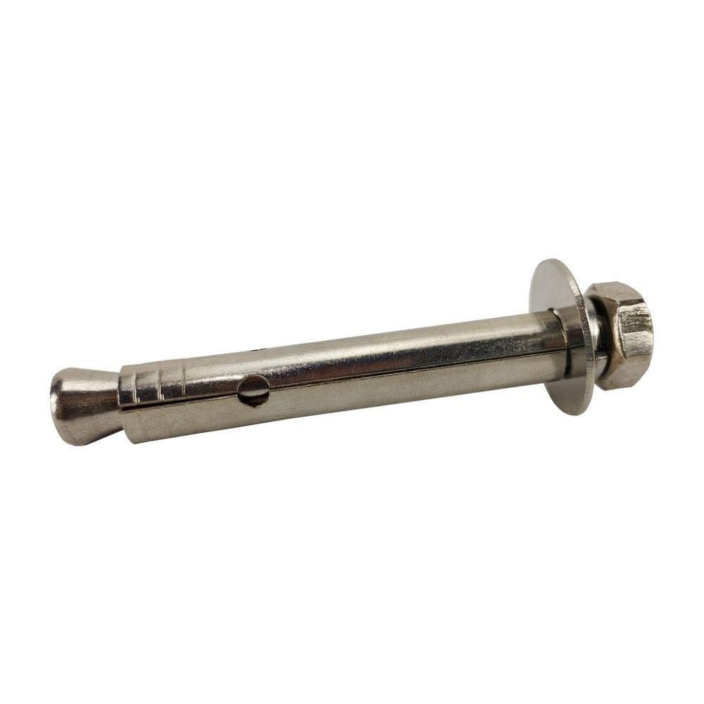 Chumbador Parabolt Parafuso Inox 8mm X 80mm 4 Unidades