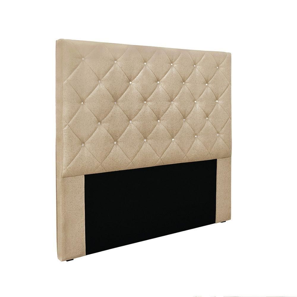 Cabeceira Cama Box Casal 140 Cm Tania Linho Dourado S04 - D`rossi