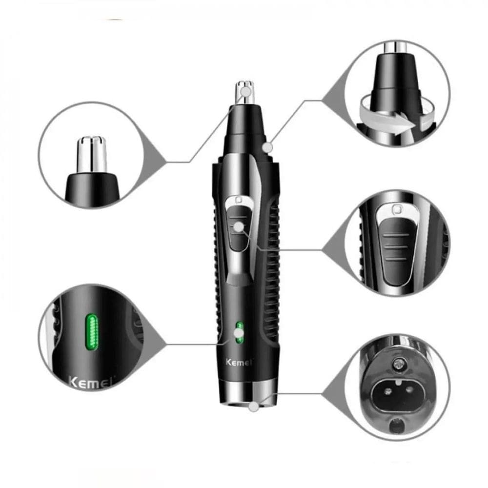 Aparelho 2 Em 1 Completo Remover Pelos De Orelhas E Bigode