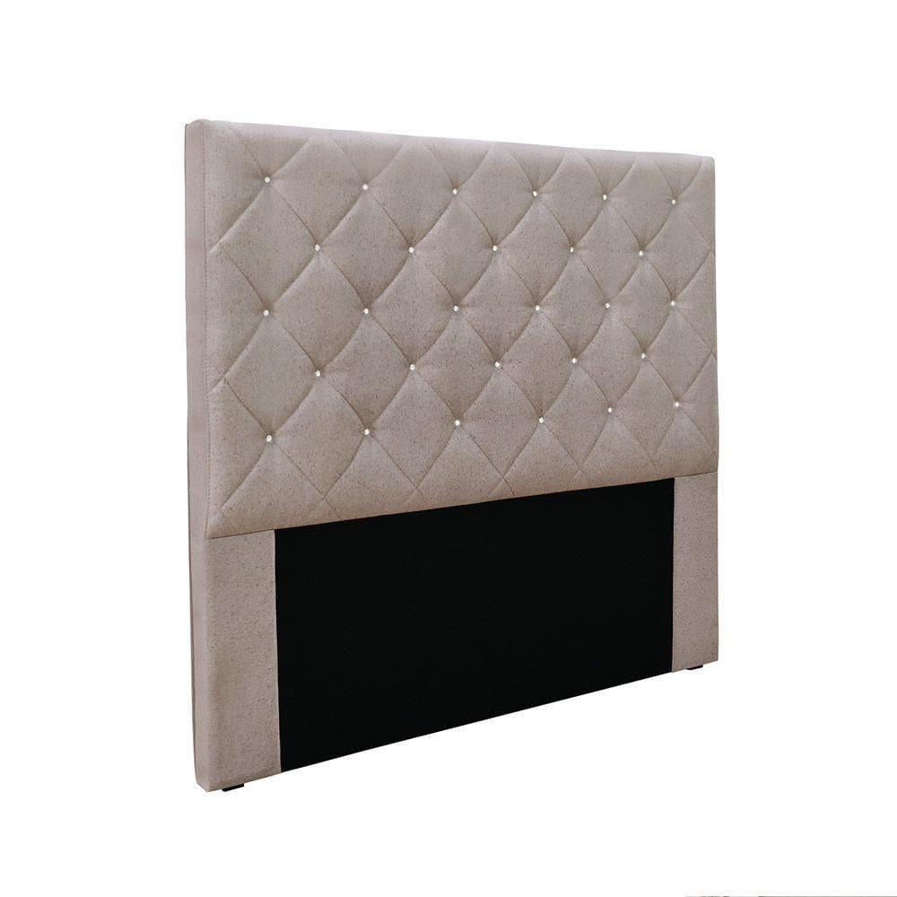 Cabeceira Cama Box Casal 140 Cm Tania Linho S04 Cor Areia