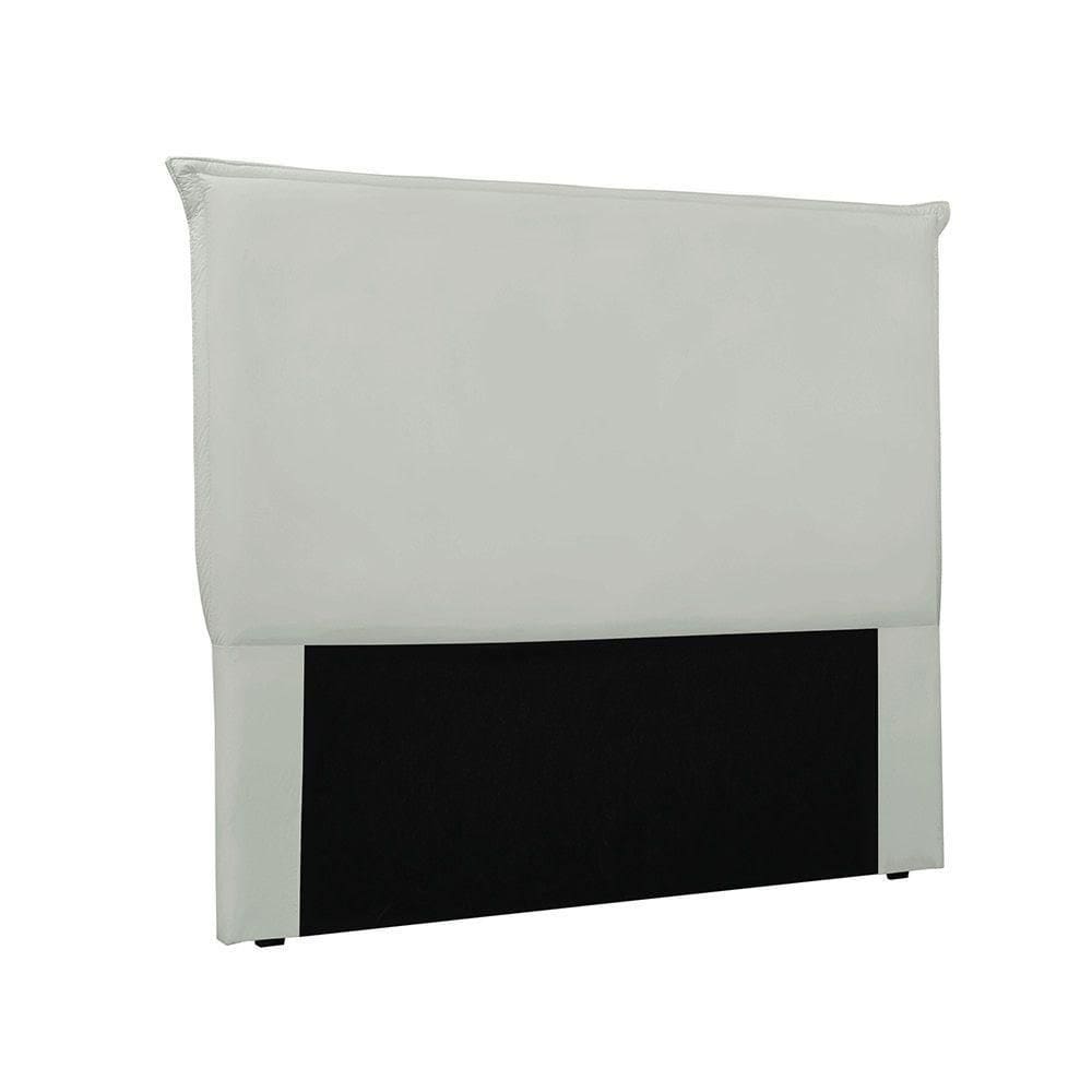 Cabeceira Cama Box Queen 160 Cm Garden Veludo S04 Cor Prata