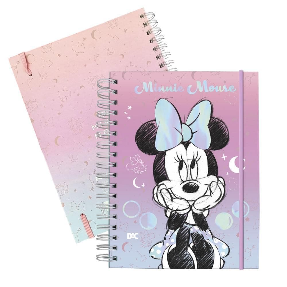 Caderno Smart Universitário Dac Minnie Mouse Espiral 80Fls
