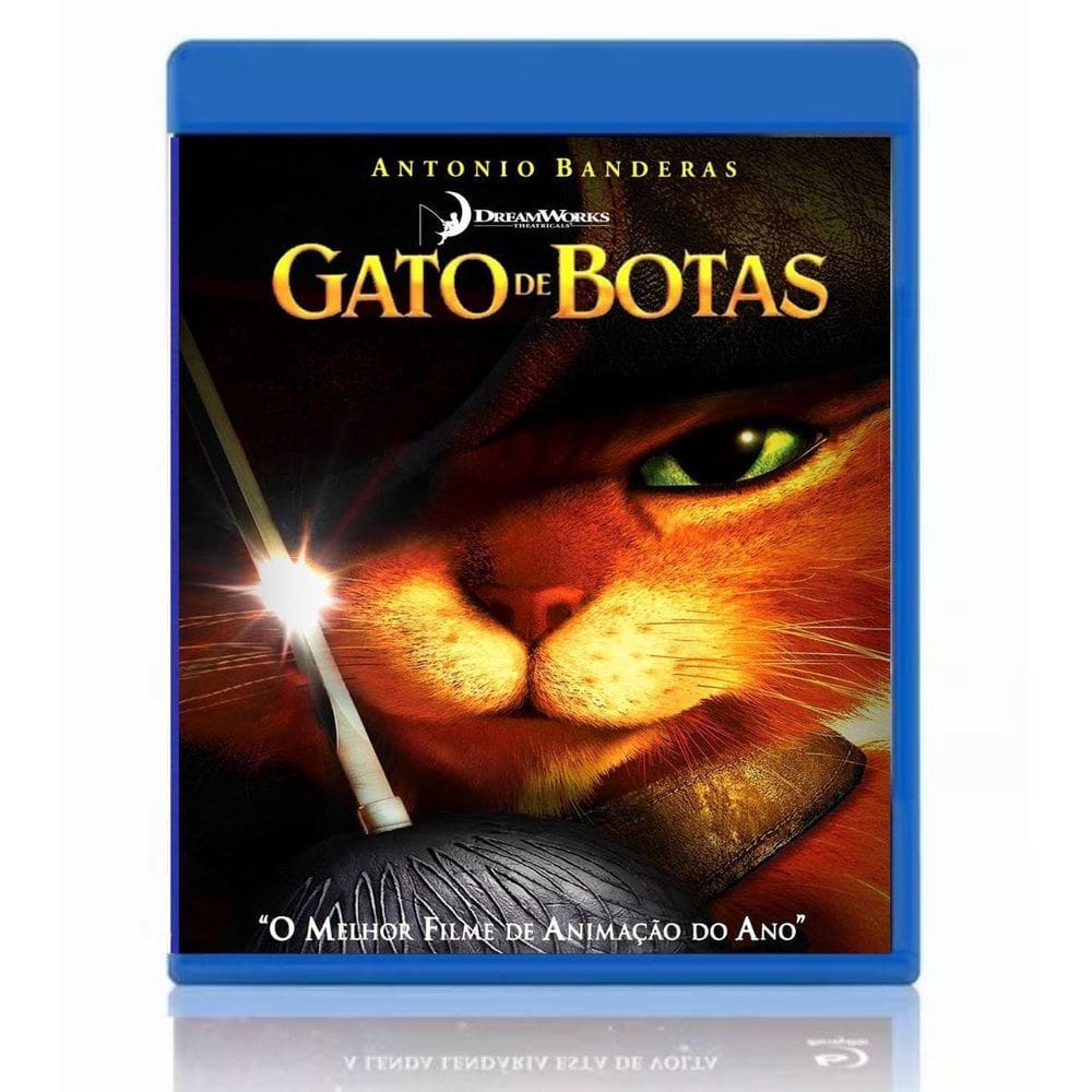 Gato De Botas - Blu-Ray Dreamworks - Puss In Boots