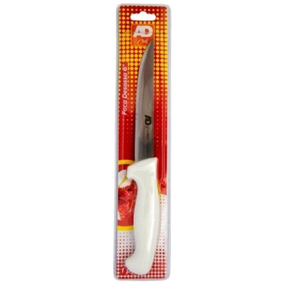 Faca Desossa Chef 6 Lamina Em Inox - Ad